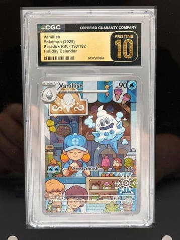 Pokémon Graded card - Vanillish - CGC Pristine 10 - Scarlet, Nieuw