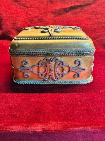 Coffre-fort - Bronze doré - Scrigno Art nouveau