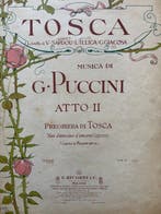 Giacomo Puccini - Tosca Edizioni Ricordi - 1919