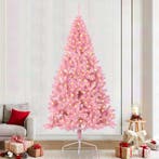 vidaXL Kunststof Voorverlichte Kerstboom met 300 LED Roze, Diversen, Kerst, Verzenden, Nieuw