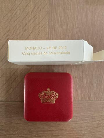 Monaco. 2 Euro 2012 Lucien Ier Proof