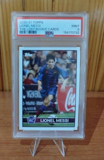 2020/21, 2022 Topps Lost Rookie Cards Lionel Messi,