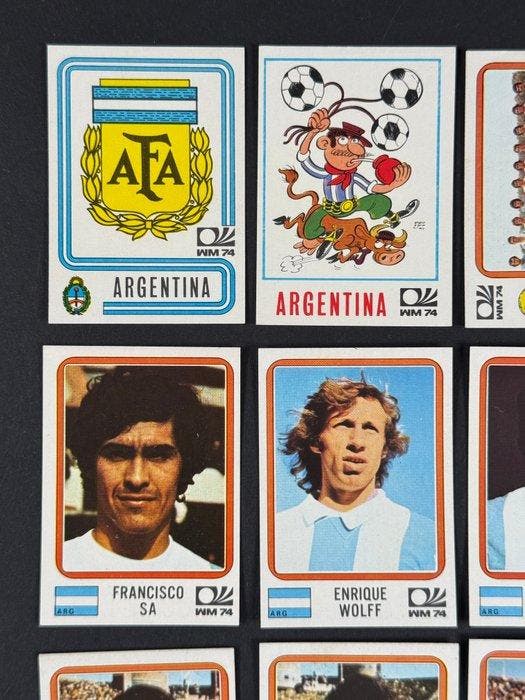 1974 Panini München 74 World Cup #317/333 Argentina -, Verzamelen, Stickers
