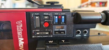 JVC GR-C1 VideoMovie VHS-C Camcorder - Iconic Red Edition