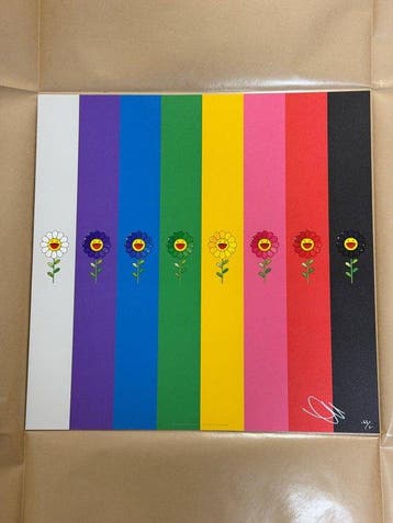 Takashi Murakami (1962) - Flower Color Chart, Antiquités & Art