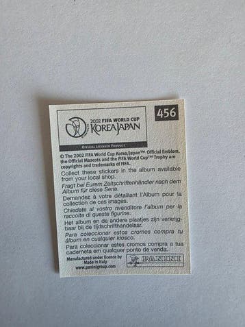 2002 Panini World Cup Stickers Zlatan Ibrahimovi 456 Foil,