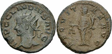 268-270 Roemisches Kaiserreich Claudius Ii Gothicus Anton..., Postzegels en Munten, Verzenden