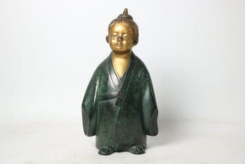 Muga Doji (Child of No-Self) - Beeldje Brons - Japan (Zonder, Antiek en Kunst