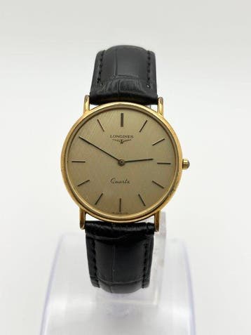 Longines - Longines – Vintage Quartz – Gold-Tone – Champagne