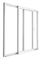 PVC raam kiep schuifpuien b250xh215 cm wit  stomp rechts, Ophalen of Verzenden, Gevelraam of Ruit