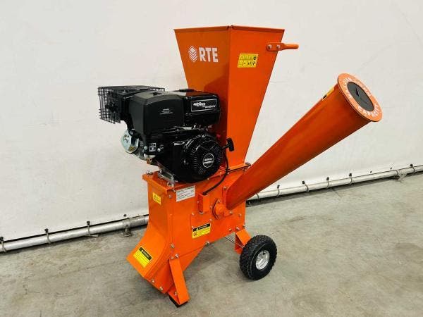 Veiling - RTE houtversnipperaar 420cc 89mm GBD-601C, Tuin en Terras, Hakselaars, Nieuw