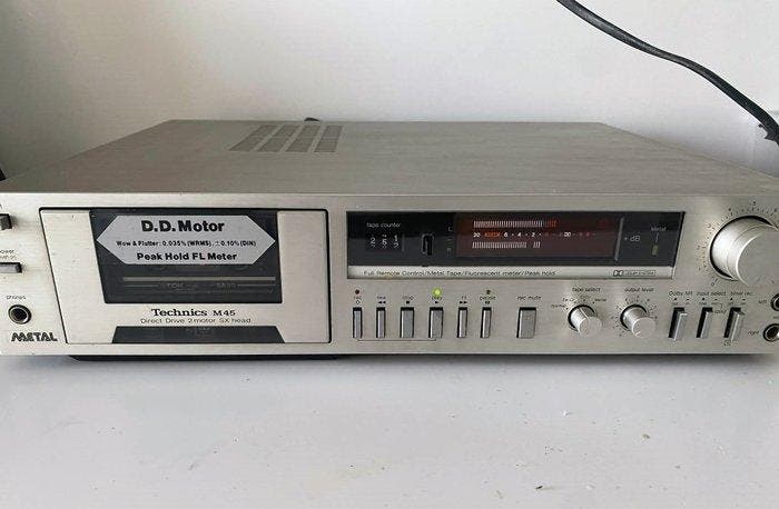 Technics - RS-M45 MIJ Audiocassette deck, TV, Hi-fi & Vidéo, Radios