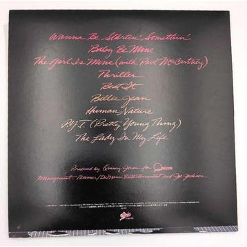 Michael Jackson - Thriller - Vinylplaat - Japanse persing -