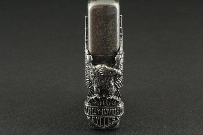 Zippo - Harley-Davidson - Zakaansteker - Messing, metaal, Verzamelen, Rookartikelen, Aanstekers en Luciferdoosjes