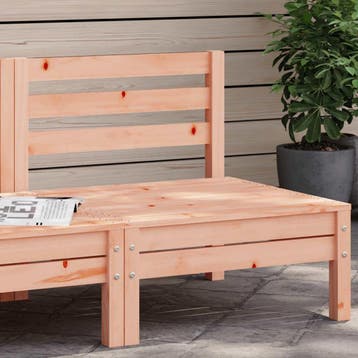 vidaXL Corner Sofa Solid Douglas Fir wood Natural Douglas, Tuin en Terras, Verzenden, Nieuw