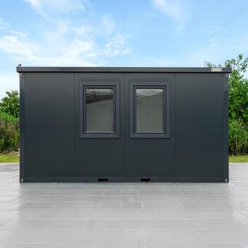 Prefab schaftkeet gezocht? 4x2 raam rechts