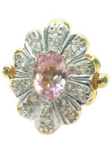 Zonder minimumprijs - Ring - 9 kt. Zilver, Geel goud, Nieuw