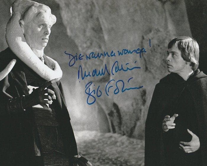 Star Wars Episode VI: Return of the Jedi - Signed by Michael, Verzamelen, Film en Tv