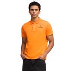 McLaren Official Puma McLaren Mens Small Logo Polo Papaya, Nieuw