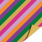 3m Cadeaupapier Funky Stripes (Cadeaupapier 3M, Inpakpapier), Ophalen of Verzenden