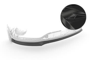 Cup spoilerlip met ABE voor Mercedes Benz EQA (H243) CSL686-, Verzenden, Nieuw