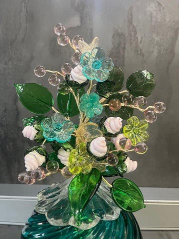 Murano - Murano Glass - Vase - Verre, Antiquités & Art