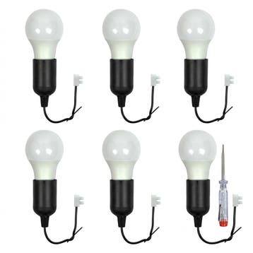 Lichtbronnen Verhuisset 6x Fittingen + Lichtbronnen, Minder dan 30 watt, Verzenden, Overige typen, Nieuw