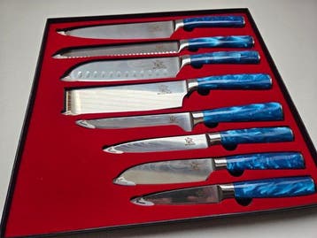 Messerhai-Aoi - Keukenmes - Professionele 8-delige chefs