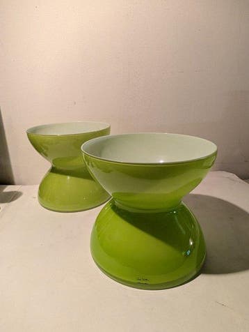 IKEA - Anna Nilsson - Vaas (2) - diabolo - Glas - XL Diabolo
