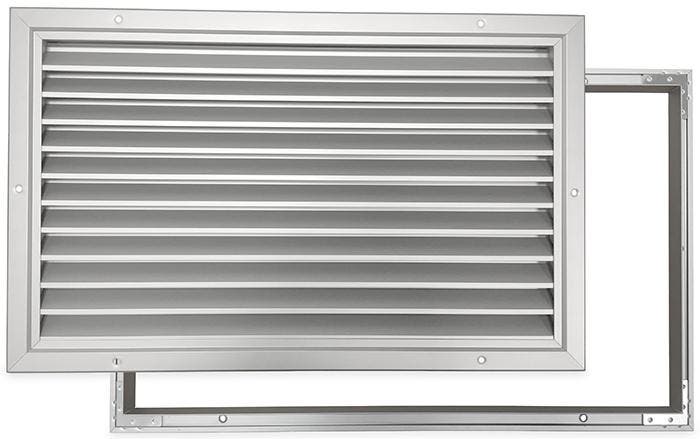 Deurrooster aluminium LxH 500 x 300mm, Bricolage & Construction, Ventilation & Extraction, Envoi