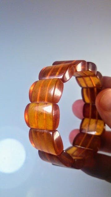 Baltic Amber - Vintage Armband - Barnsteen - Bangle - 55 mm