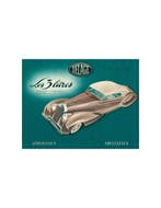 1949 DELAGE D6 3-LITER LEAFLET FRANS, Ophalen of Verzenden