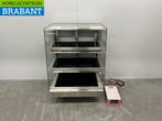 Vitrine chauffante Ubert en acier inoxydable 80 cm 230V, Verzenden