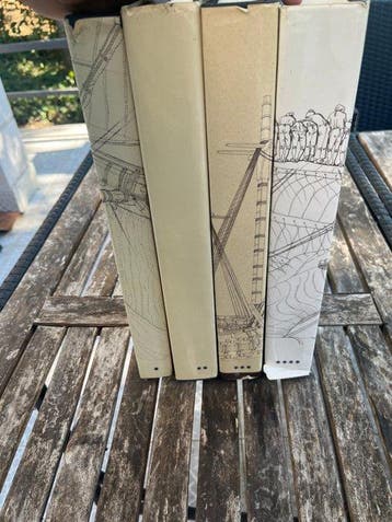 Jean Boudriot - Le vaisseau de 74 canons en 4 volumes -, Antiek en Kunst