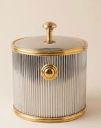 Champagne koeler - Staal, Messing - Vintage, Antiek en Kunst