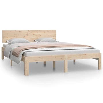 Bedframe grenen 140x200 | Retour deal | -34% goedkoper, Huis en Inrichting, Overige kleuren, Verzenden, Tweepersoons, 140 cm