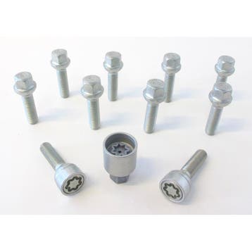 H&R Wielboutenset bolkonisch R12 M12x1.50 - Lengte 28mm - 10, Verzenden
