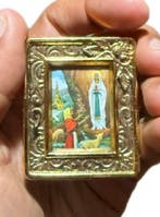 Belangrijke microdevotionele icoon van Lourdes – primordiale