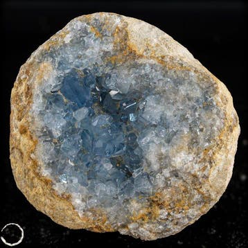 Natuurlijke celestietdruse uit Madagaskar – Hemelse