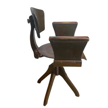 Stoel - Beuken - draai - Art Deco desk chair, 1920s/1930s