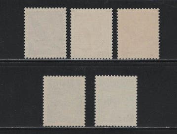 Liechtenstein 1934 - Luchtpostzegels Adler compleet -