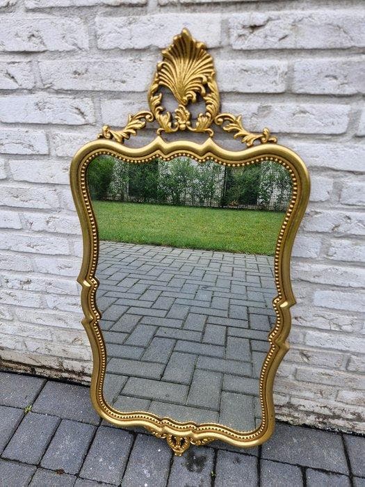 Wandspiegel - Hout - Rococo, Louis XV stijl, Antiek en Kunst, Curiosa en Brocante