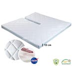 Topper NASA de luxe - TENCELL- Split - 160/220, Nieuw, Wit