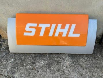 stihl - STIHL-expositiebord - stihl - Reclamebord - Metaal,