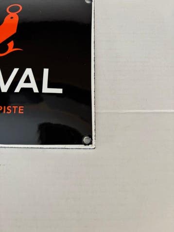Orval - Emaille plaat - Staal