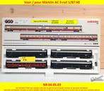 Marklin modeltreinen, locomotieven, wagons, rails, 2dehands, Ophalen of Verzenden, Nieuw, Märklin