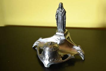 Encrier - Santa Teresa di Lisieux - En alliage