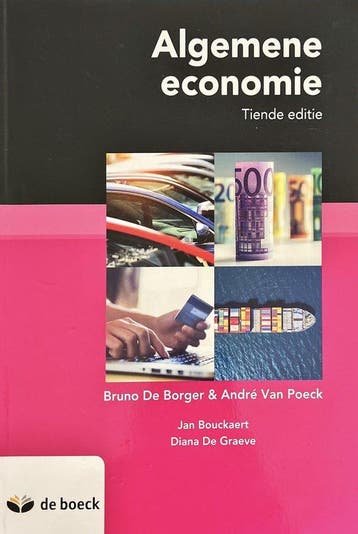 Algemene economie 9789030686989 Bruno De Borger, Verzenden, Bruno De Borger