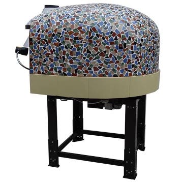 Roterende Pizzaoven | SERIE DRK (MOSAIC) | Hout | 4x Ø30cm, Verzenden