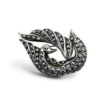 Zilver - Broche - Art Deco uit de jaren 1930–1950
